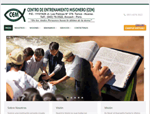 Tablet Screenshot of cemperu.com